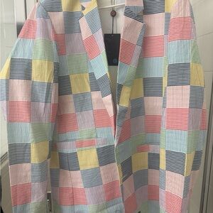 Cookies Colorful Patchwork Blazer